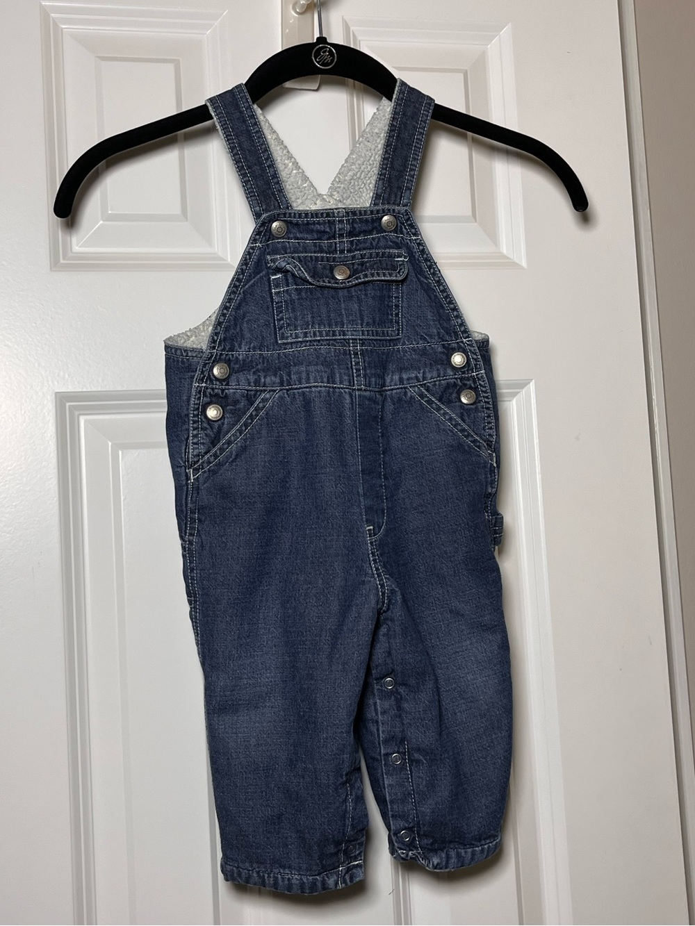 Baby Gap Newborn Denim Overalls Jean Overall Jumpsuit Blue